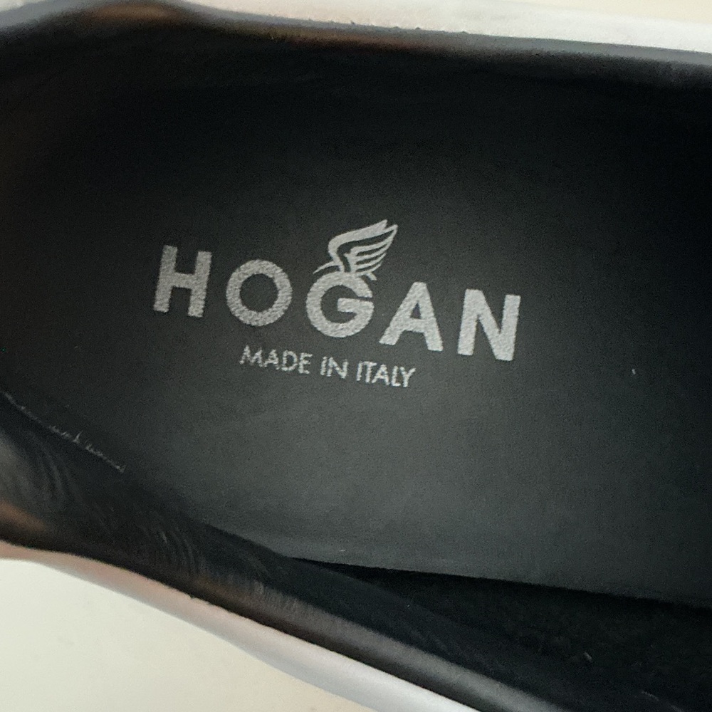 Hogan Black and White Platform Sneakers - Picture 2 of 12